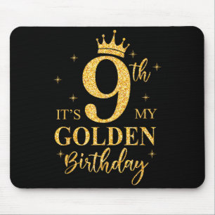 Mousepad É a minha menina de 9 anos no meu 9º aniversário d