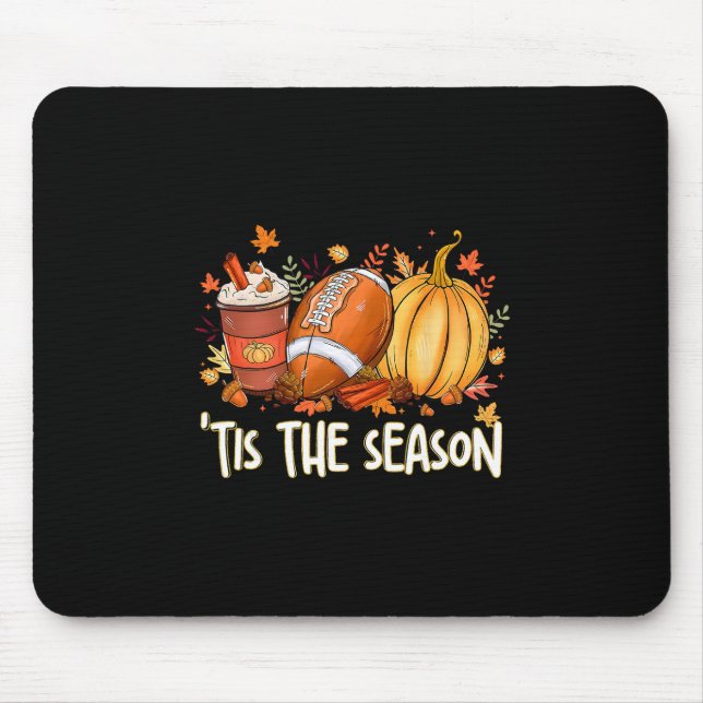 Mousepad É a Temporada de Outono de Ação de Graças Tempero  (Frente)