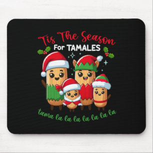 Mousepad É a Temporada de Tamales Natal Mexicano