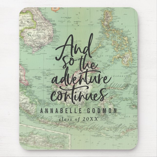 Mousepad E assim a aventura continua (Frente)