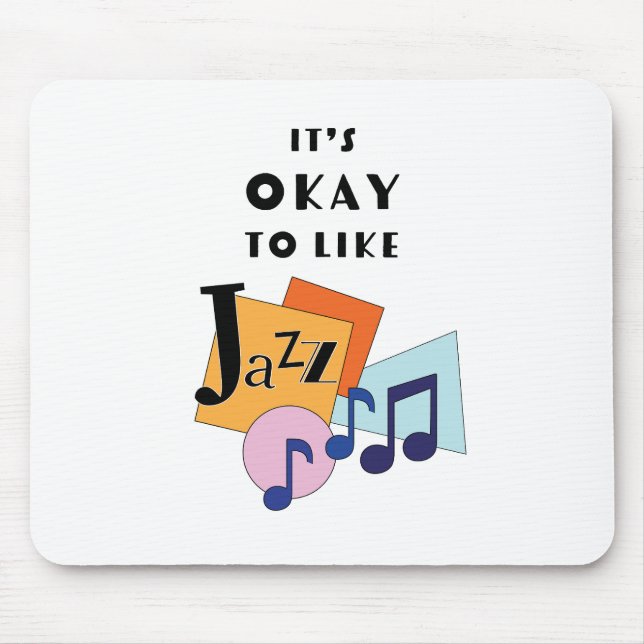 Mousepad É bom gostar do Jazz V.2 (Frente)
