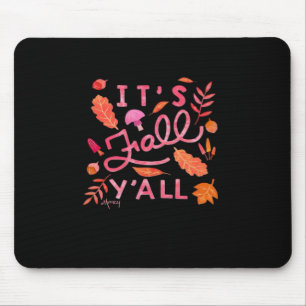 Mousepad É Cair Y’all Mão - Letra Autumn Cote com Le