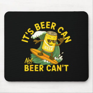 Mousepad É Cerveja Lata Não Cerveja Não Pode Surf Cerveja V