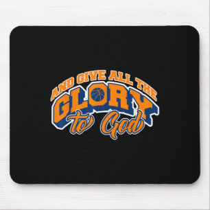 Mousepad E Dê Toda a Glória a Deus Sketll Torcedor 