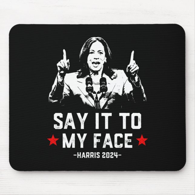 Mousepad É Engraçado Votar Kamala Harris Para Pressi (Frente)
