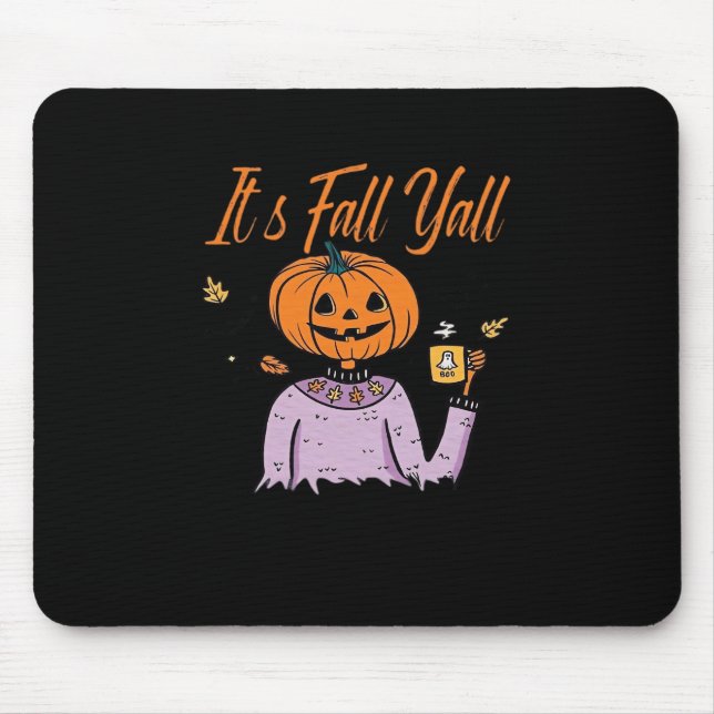 Mousepad É Fall Y’all Engraçado (Frente)