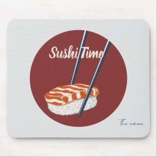 Mousepad É hora de sushi, sushi