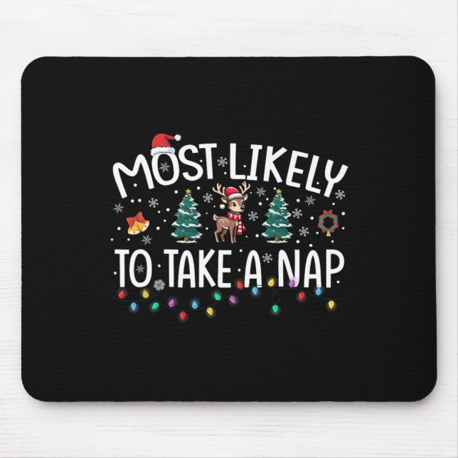 Mousepad É Mais Provável Tirar Um Sonho De Natal (Frente)