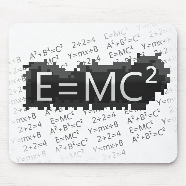 Mousepad E=mc2 (Frente)