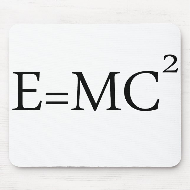 Mousepad e=mc2 (Frente)
