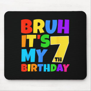 Mousepad É Meu 7º Aniversário Engraçado Festa de 7 Anos de