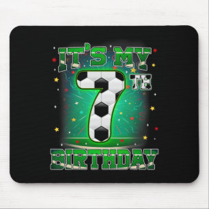 Mousepad É Meu 7º Aniversário Futebol Masculino 7 Anos de I