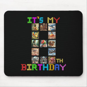 Mousepad É Meu 8º Aniversário Piada Italiana Meme Brainrot
