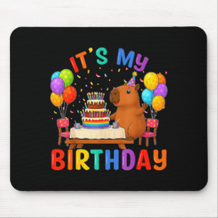 Mousepad É Meu Aniversário Fãs de Capivara Festa de Anivers