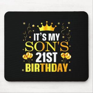 Mousepad É o 21º aniversário do meu filho Feliz aniversário