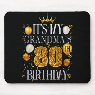 Mousepad É o 80º aniversário da minha avó Feliz aniversário