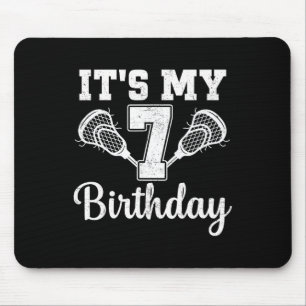 Mousepad É o meu aniversário de 7, Lacrosse, 7 anos