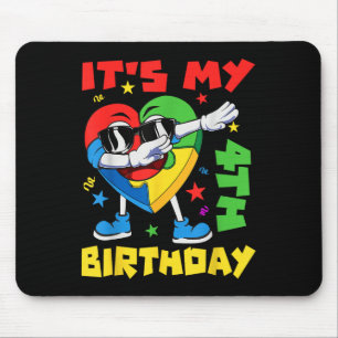 Mousepad É O Meu Quarto Aniversário A Dabbing Quebra-cabeça