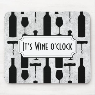 Mousepad É O Relógio Do Vinho