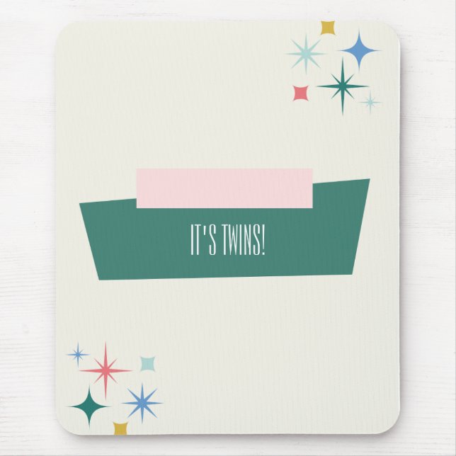 Mousepad É o Twins Retro (Frente)