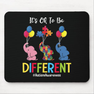Mousepad É OK Ser Diferente Autismo Sensibilizante Meninos