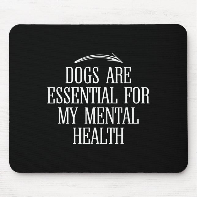 Mousepad É Para Minha Ideia De Citação De Saúde Mental (Frente)