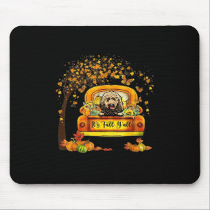 Mousepad É Pumpkin de Goldendoodle e Ação de Graças