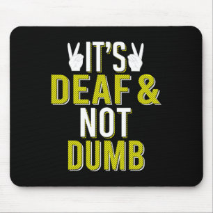 Mousepad É surdo e não idioma burguês Awarenes surdos