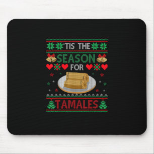 Mousepad É Temporada Para Tamales Divertido Natal Comida