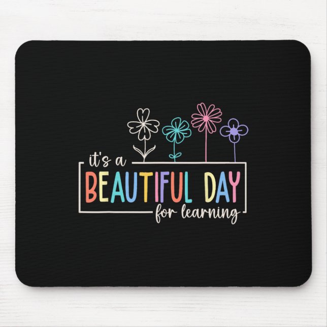 Mousepad É Um Belo Dia Para Aprender Professor Alunos (Frente)