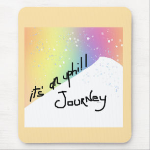 Mousepad É um computador de slogan de viagem rápida