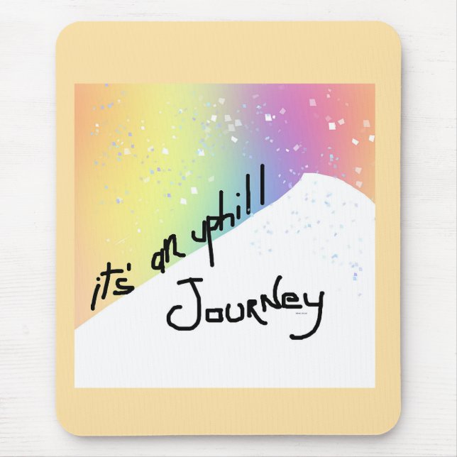 Mousepad É um computador de slogan de viagem rápida (Frente)