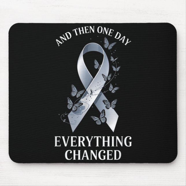Mousepad e Um Dia Tudo Mudou Tumor Cerebral (Frente)