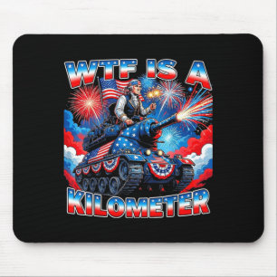 Mousepad É um quilômetro engraçado washington 4 de julho fu