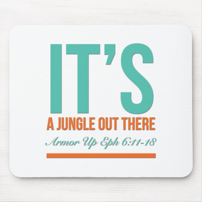 Mousepad É uma selva lá fora (Frente)