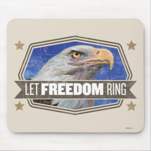 Mousepad Eagle-Deixe o anel da liberdade