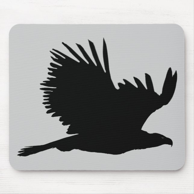 Mousepad Eagle silhouette Gifts (Frente)
