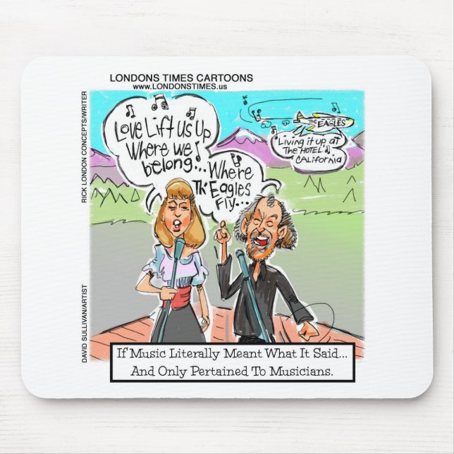 Mousepad Eagles Fly? Funny Mugs Tees Cards Gifts & More (Frente)