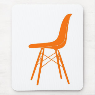 Mousepad Eames moldou a cadeira lateral plástica