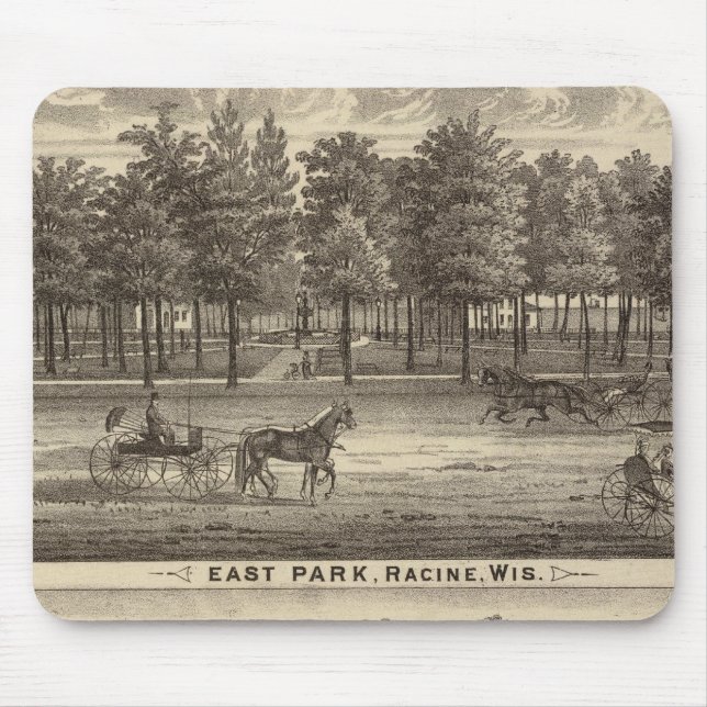 Mousepad East Park, Racine e Oakland Fazenda (Frente)