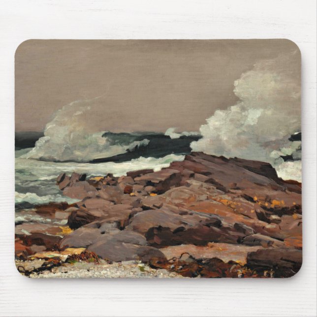 Mousepad East Point, pintura de Winslow Homer (Frente)