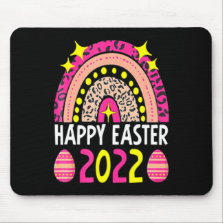 Mousepad Easter 2022 rainbow cute happy easter 2022 women 
