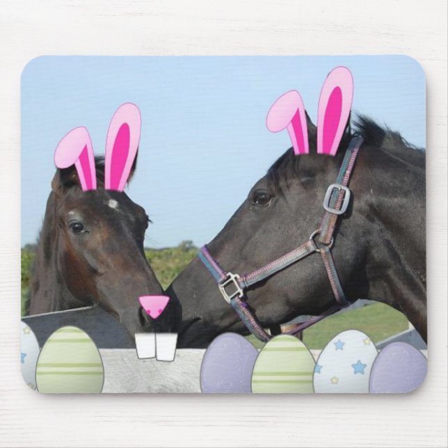 Mousepad Easter Horse and Pony (Frente)