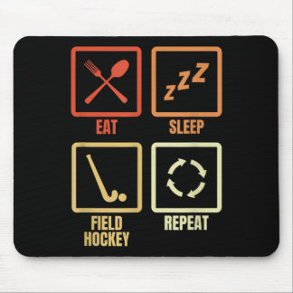 Mousepad Eat Sleep Field Hockey Repeat 