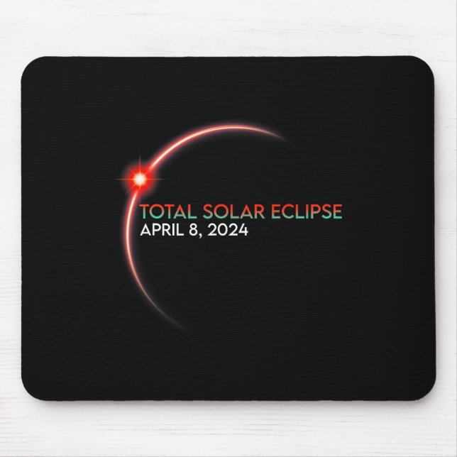 Mousepad Eclipse Eclipse Total do Sol 2024 2  (Frente)