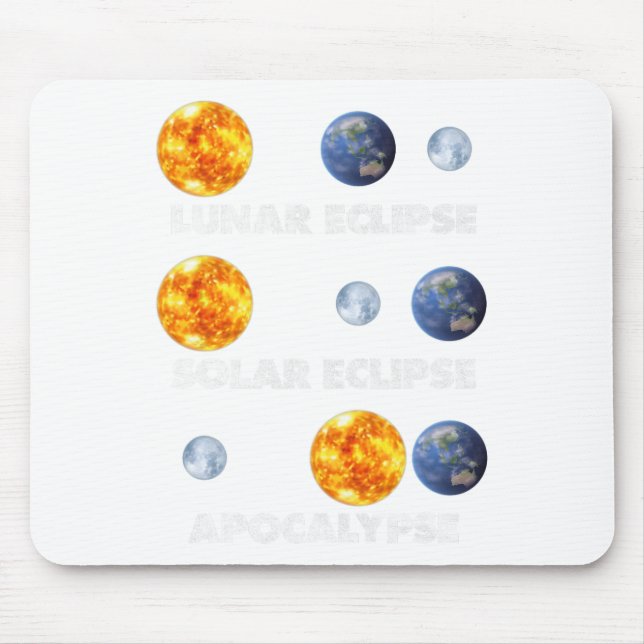 Mousepad Eclipse lunar (Frente)