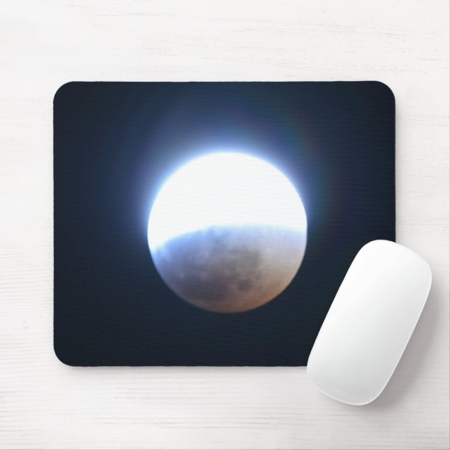 Mousepad Eclipse lunar total com teclado de mouse Halo (Com mouse)