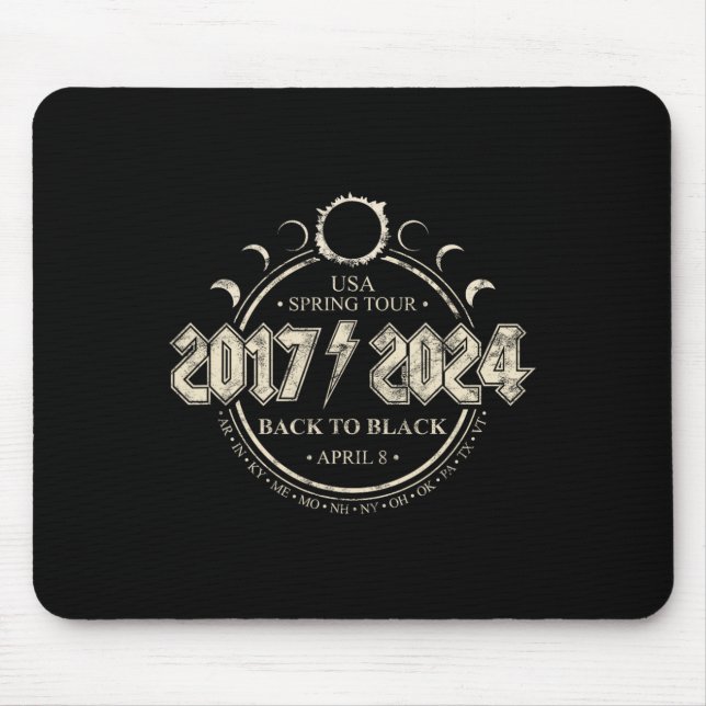 Mousepad Eclipse Solar 20172024 De Volta Para Primavera Nos (Frente)