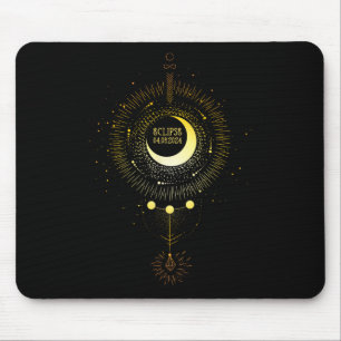 Mousepad Eclipse Solar 2024 Boho Sun Caminho da Lua Total L