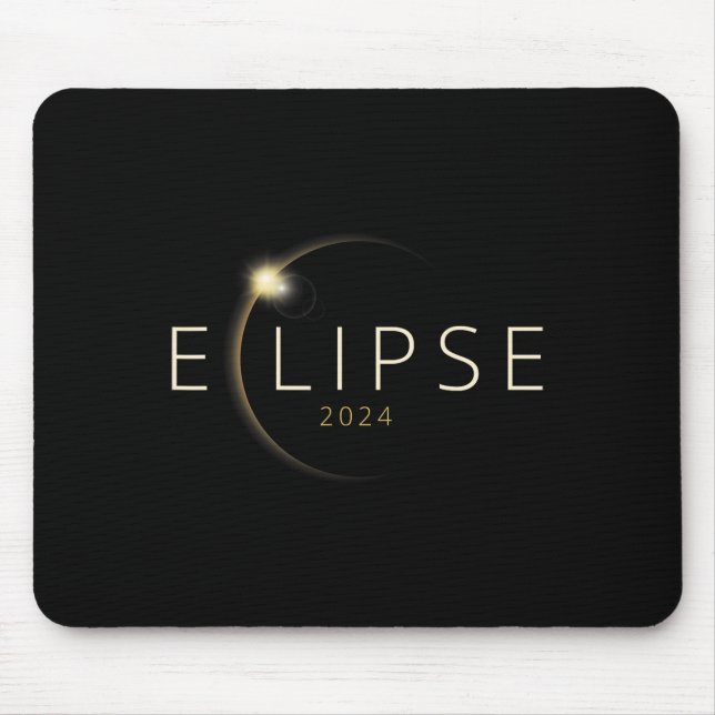 Mousepad Eclipse Solar 2024 Eclipse Solar Total 4.08.24 (Frente)